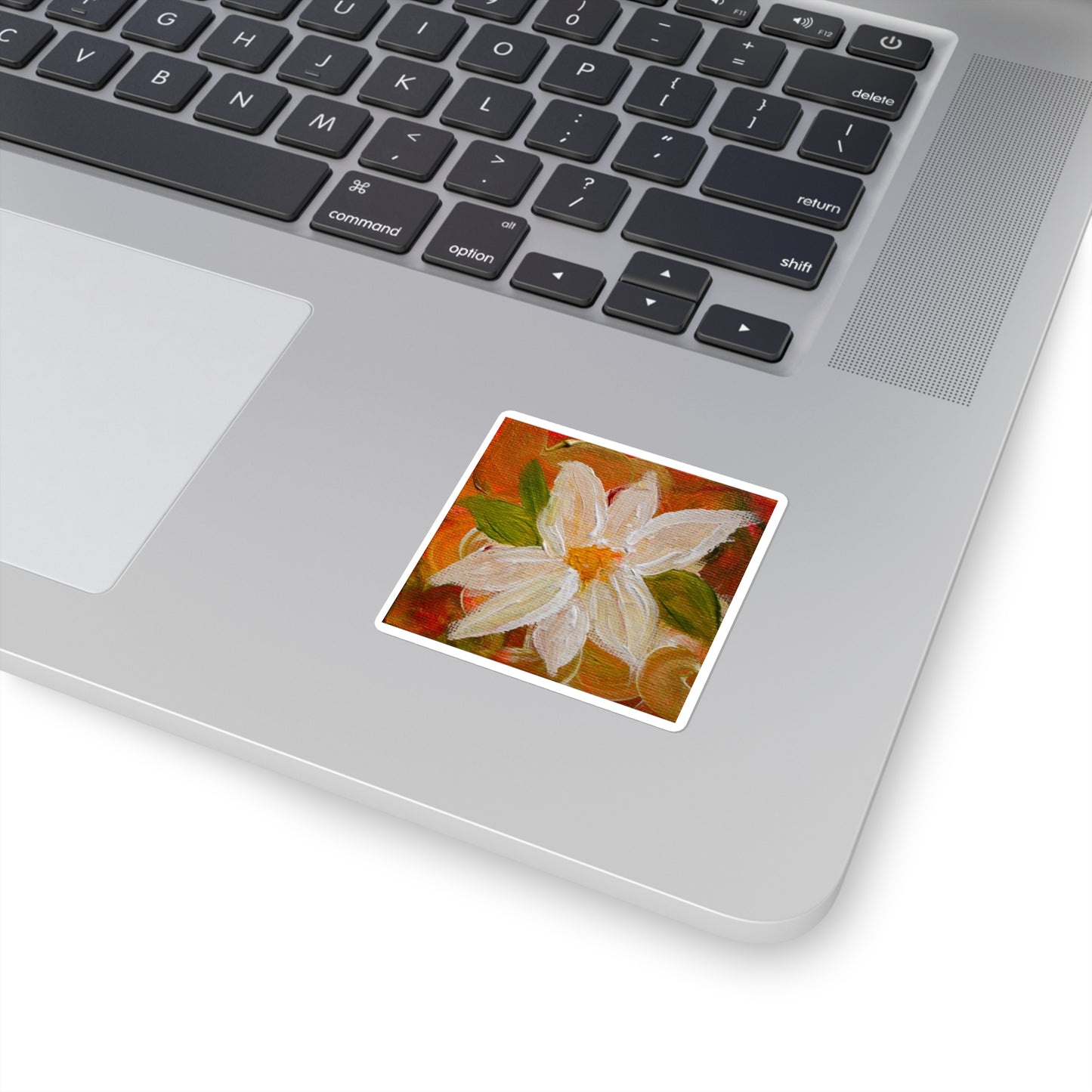 flower painting sticker