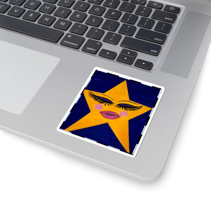 Sleepy Cunty Star Sticker