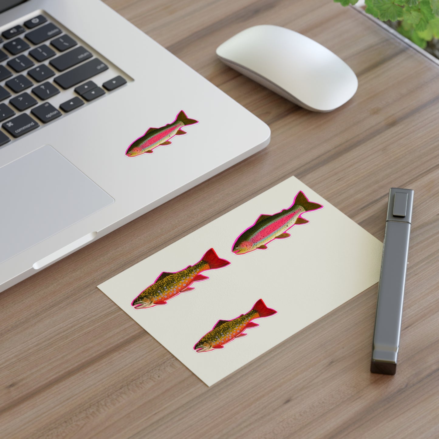 Trout! sticker sheet
