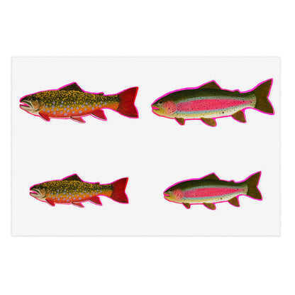 Trout! sticker sheet