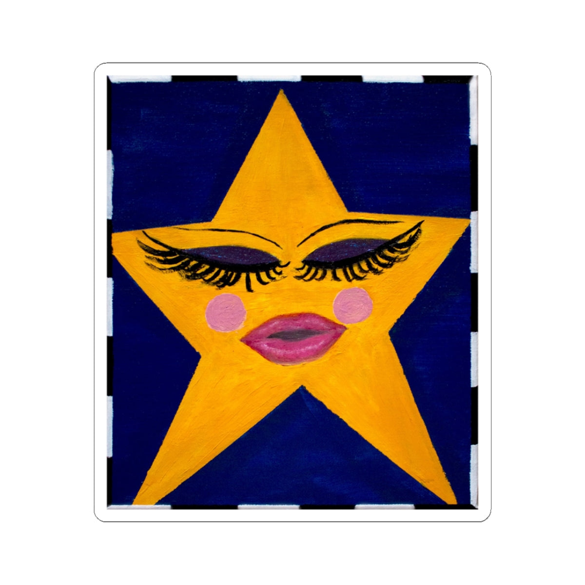 Sleepy Cunty Star Sticker