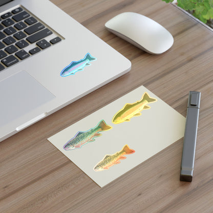 Trout! sticker sheet