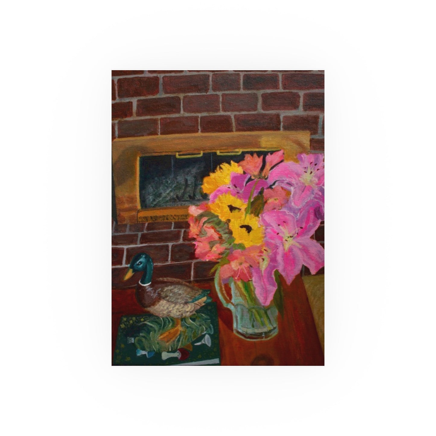 flowers from his mom