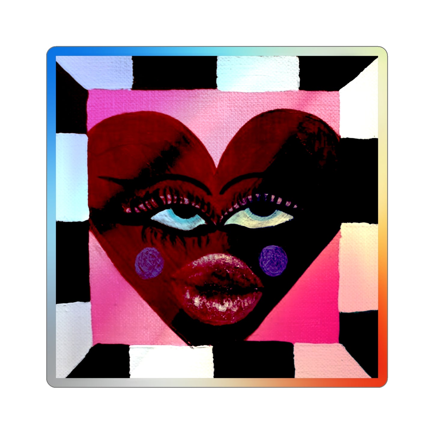 ily or whatever - holographic sticker