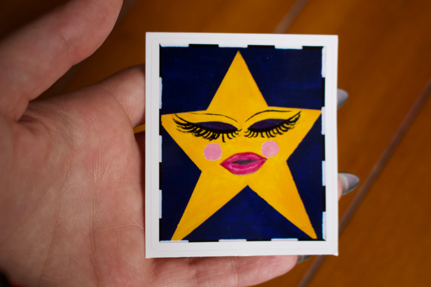 Sleepy Cunty Star Sticker