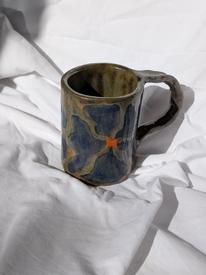wonky flower mug